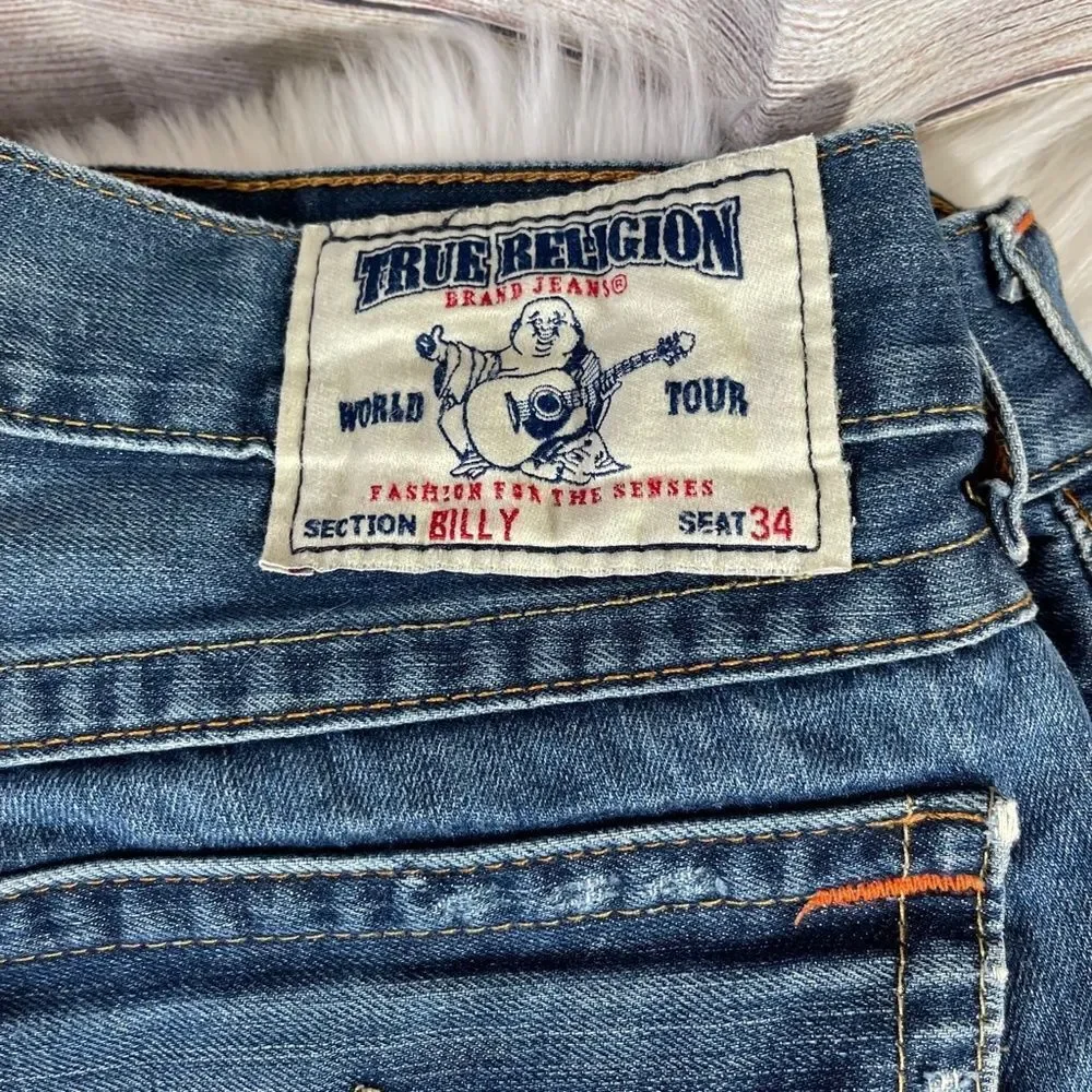 True Religion Billy Bootcut Jeans‎ Seat 34
